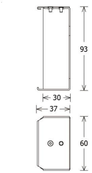 LTS Lichtkanal 060 LKDI-Z 060.114 silber 