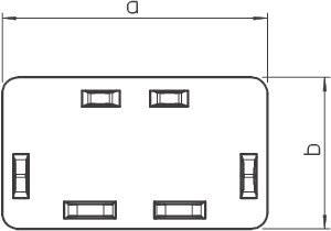 OBO WDK HE25025GR Endstück 25x25mm PVC 