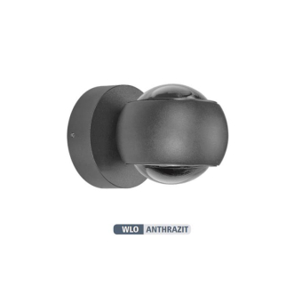 LTEK Wandleuchte ORNA anthrazit   131693 