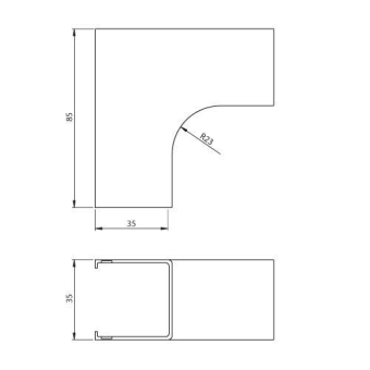 Unex Inneneck reinweiß RAL9010  31310-02 