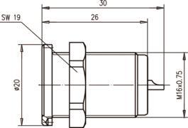 TEGA 4/13 Einbaubuchse         100024387 