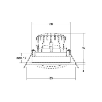 Brumberg LED-Einbaustrahler 230 40484173 