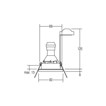 BRUM HV-Einbaustr. GU10 max.    36149250 