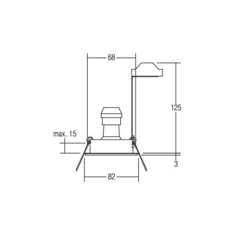 BRUM HV-Einbaustr. GU10 max.    36187250 