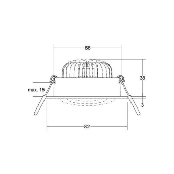 Brumberg LED-Einbaustrahler 230 41478173 
