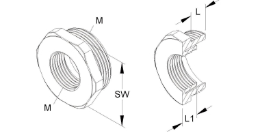 Kleinhuis Reduzierring metrisch 893M4032 