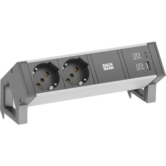 Bachmann DESK2 ALU BLACK 2xP40   937.325 