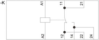 Siemens LZX:RT314024 Steckrelais 1W 