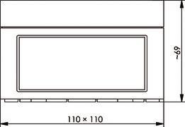 TEGA Aufputz Gehäuse IP66    H02050A0097 