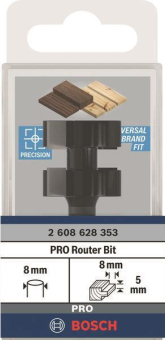Bosch Federfräser 8mm D1 25mm 2608628353 