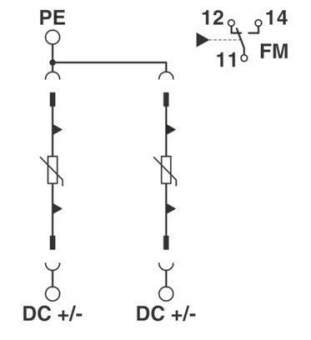Phoenix 2907875  VAL-SEC-T2-2+0-220DC-FM 