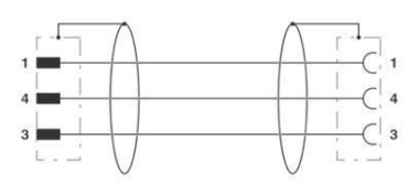 Phoenix   SAC-3P-M 8MS/ 1,5-PUR/M 8FS SH 
