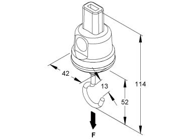 Kleinhuis Endstück IP44 H=113mm       76 