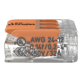 WAGO 221-413 COMPACT-Verbindungsklemme, 