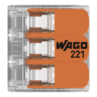 WAGO 221-613 COMPACT-Verbindungsklemme, 