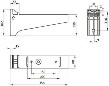 Unex isol. Ausleger lichtgrau      66323 