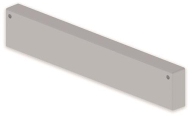 Unex Endstück lichtgrau            66413 