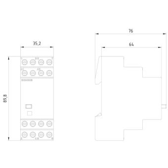 Siemens 5TT41040 Fernschalter 4S 