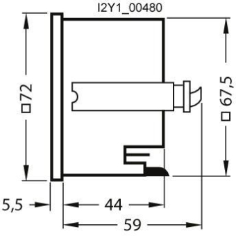 SIEM Zeitzähler 72x72mm AC115V   7KT5601 