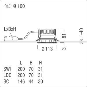 Zumtobel PANOS R R100 2k-930    62927282 