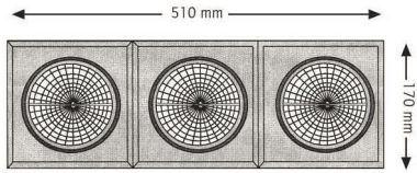 Rutec Kardanische EB-Strahler 3f   57603 
