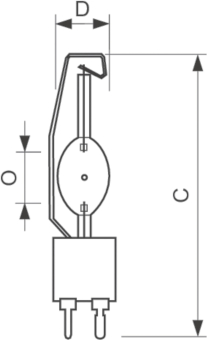 MASTER MHN-SE 2000W/956 GX22 400V HO UNP 