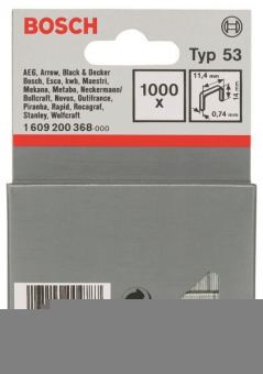 Bosch Feindrahtklammer Typ 53 1609200368 