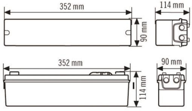 ESYLUX Notleuchte LED           SLA LEDI 