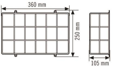 ESY SLF Schutzkorb 100 weiss  EN10017971 