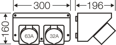 HENS Mi CB 14, 32A+63A, 5p., 6h Mi CB 14 