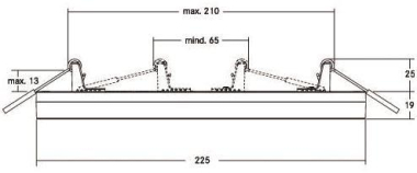BRUM An-/Einbaupanel MOON ws    12206073 