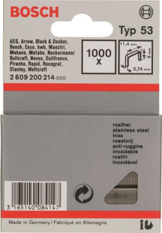Bosch Feindrahtklammer Typ 53 2609200214 