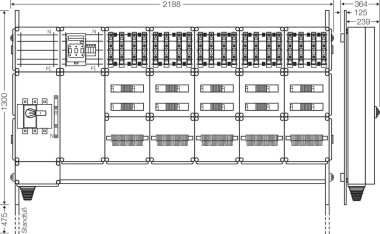 Hensel Ladeverteiler f. Mi EV 22kW 20101 