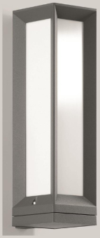 BEGA Wandleuchte, silber, 3000K 24505AK3 