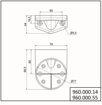 Werma Winkel verdeckte          96000055 