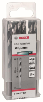 Bosch   HSS-Spiralbohrer PointTeQ 6,1 mm 