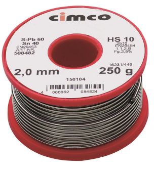 Cimco Radiolot 40% 2mm 250g       150104 