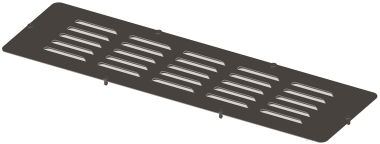 ENOC Lüftungsblech schwarz         VPE-S 