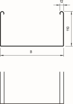 OBO SKSU 110 FS Kabelrinne SKSU 