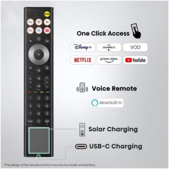 Hisense 75UR8DS sw Mini LED-TV RGB 