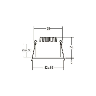 BRUM LED-Einbaustrahler         12267083 