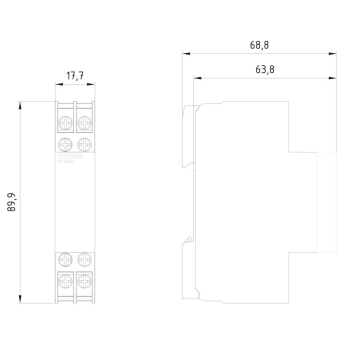 Siemens 5TT3401 Spannungsrelais T5570 
