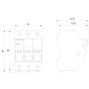 Siemens 3NC1093 SITOR Sicherungslast- 