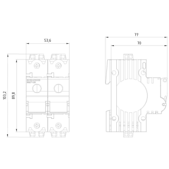 Siemens 5SG7123 MINIZED-Lasttrennschalt. 