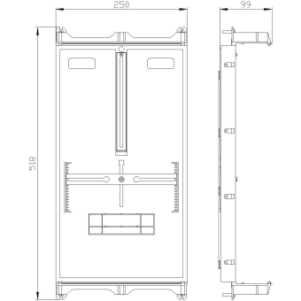 SIEM Verteilerschranksystem    8GS4007-4 