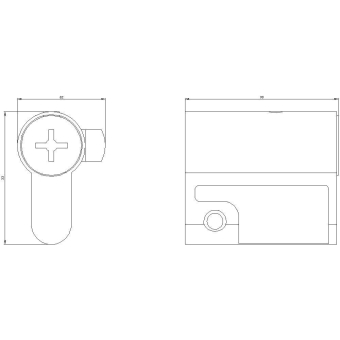 Siemens Profilhalbzylinder 8GK9560-0KK08 