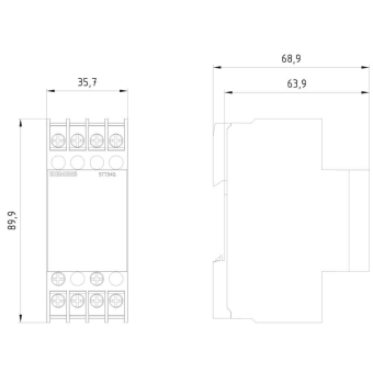 Siemens 5TT3402 Spannungsrelais T5570 