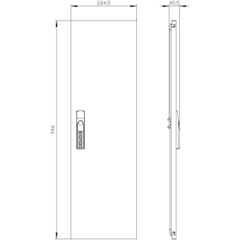 Siemens ALPHA400 DIN Tür,  8GK9511-6KK32 