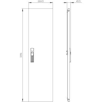 Siemens ALPHA400 DIN Tür,  8GK9511-7KK32 