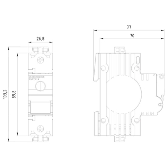 Siemens 5SG7113 MINIZED-Lasttrennschalt. 